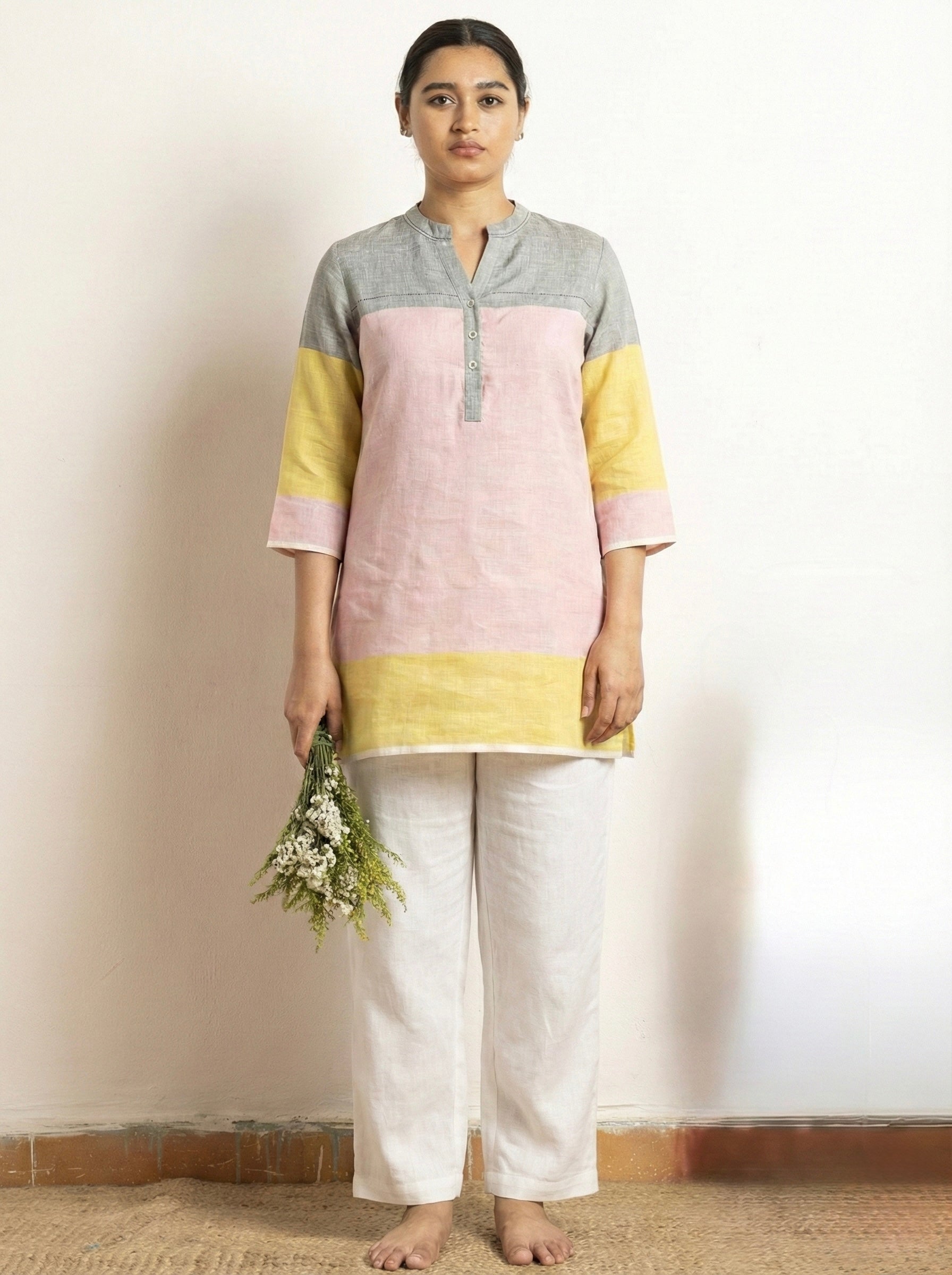 Trio Color-Block Tunic | Oregano
