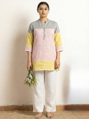 Trio Color-Block Tunic | Oregano