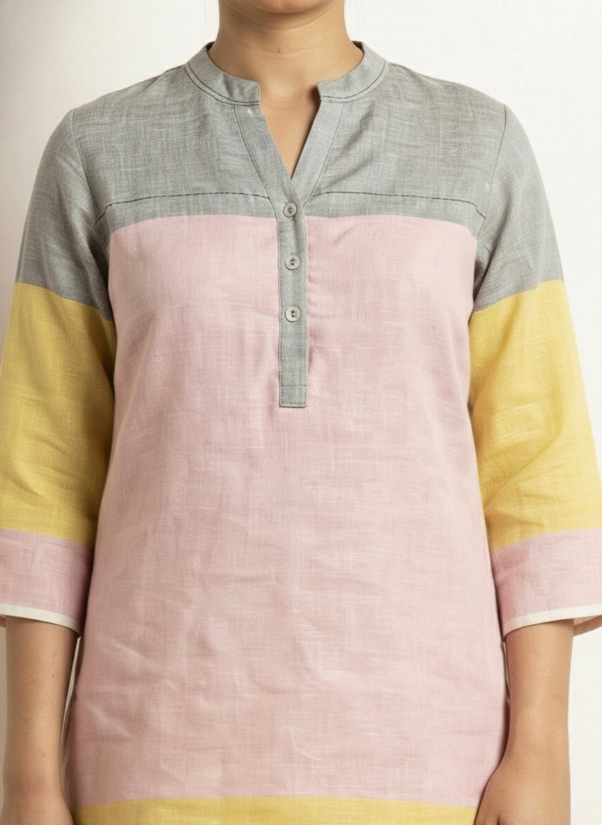 Trio Color-Block Tunic | Oregano